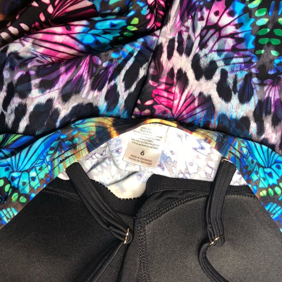 Colorful Butterfly print tankini - Picture 12 of 15